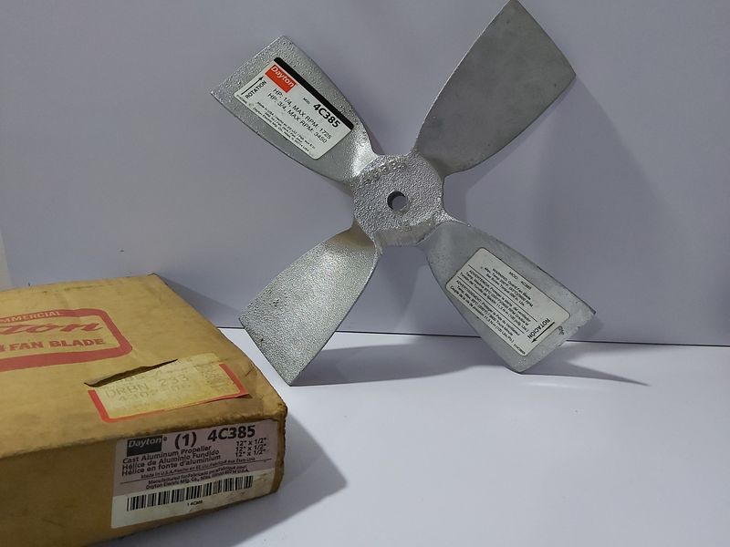DAYTON 4C385 CAST ALUMINUM FAN BLADE 12