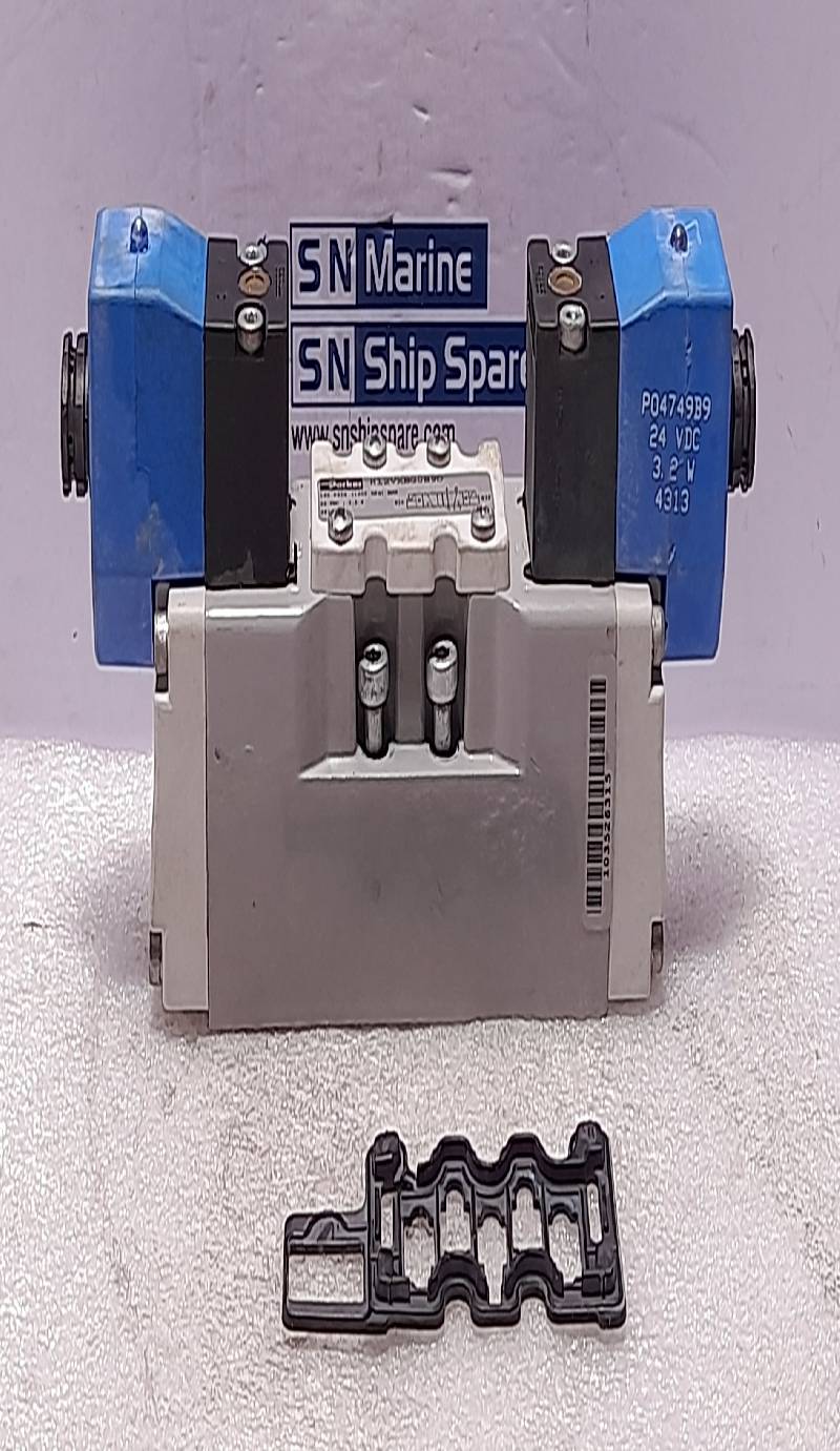 Parker H12VXBG0B9D Solenoid Valve 145 PSIG 1000kPa Max P04749B9 Coil 3.2W 24VDC