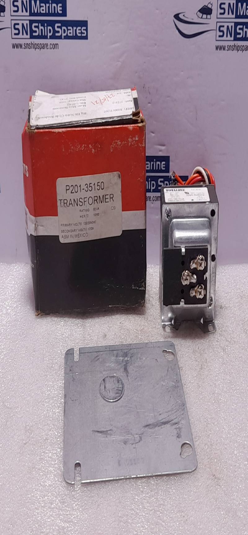 Totaline P201-35150 50VA 50/60Hz Transformer Pri 120/208/240V Sec 12/24VAC 