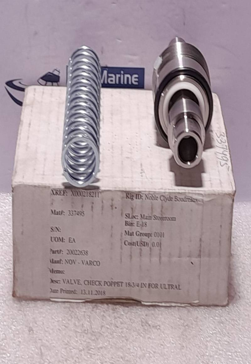 Proserv 28551 Ver 001 Cart. Check Valve Nov 20022638 Check Poppet Valve