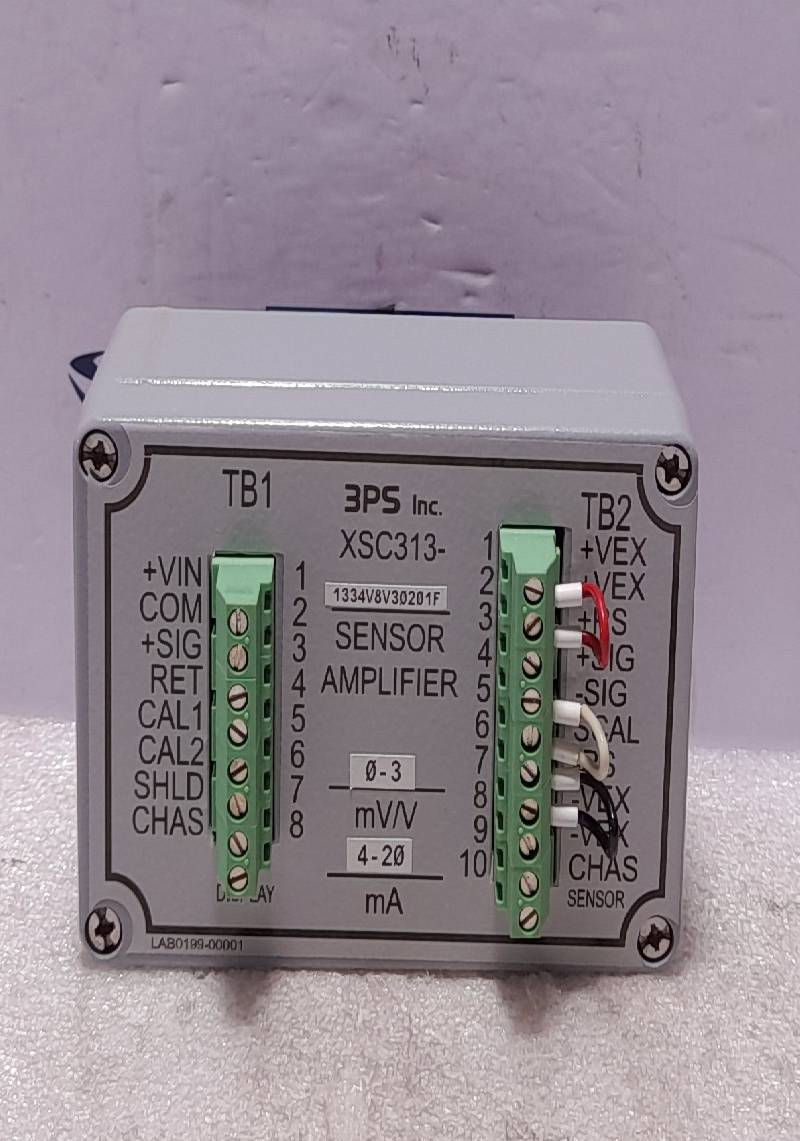 3PS XSC313-1334V8V30201F rSensor Amplifie 0-3mV/V 4-20mA XSC3131334V8V30201F