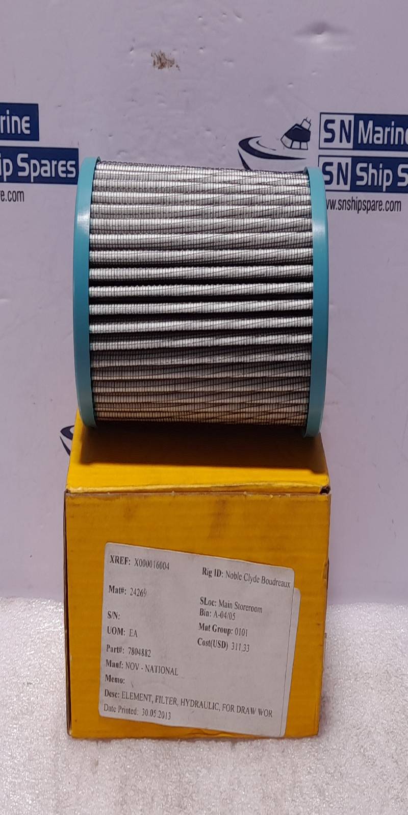 Parker QXWL13 QXWL1-3 LP Element NOV 7804882 Hydraulic Filter Element