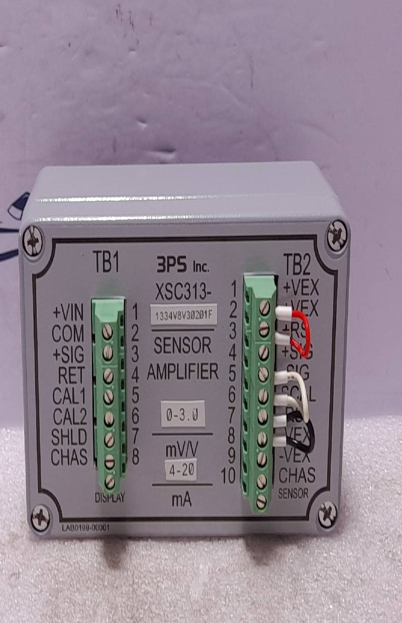 3PS XSC313-1334V8V30201F Sensor Amplifier 0-3mV/V 4-20mA XSC3131334V8V30201F
