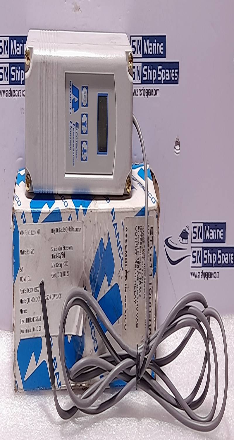 Ranco ETC-111000 Electronic Temperature Control 120/240VAC ETC-111000-000