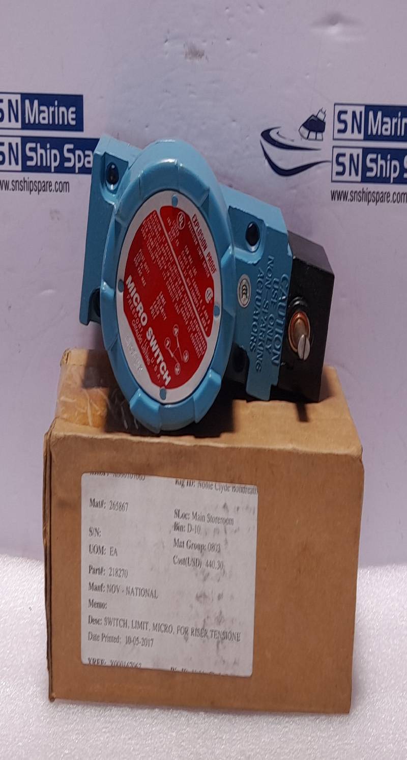 Honeywell Micro Switch LSXYAB3K Limit Switch Pilot Duty 720VA 600VAC Max NOV 218270