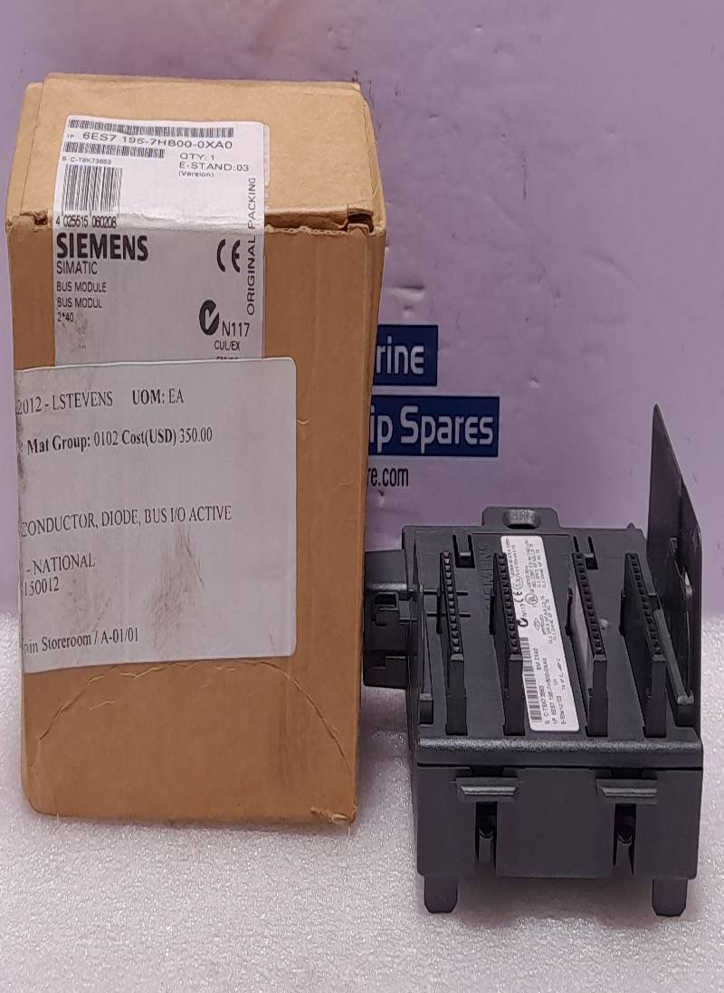 Siemens 6ES7 195-7HB00-0XA0 Simatic S7 Bus Module BM 2x40 NOV 6170150012