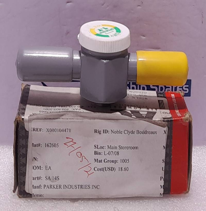 Sporlan See All SA-14S ½ ODF Solder Moisture Liquid Indicator 700299-A Parker SA14S