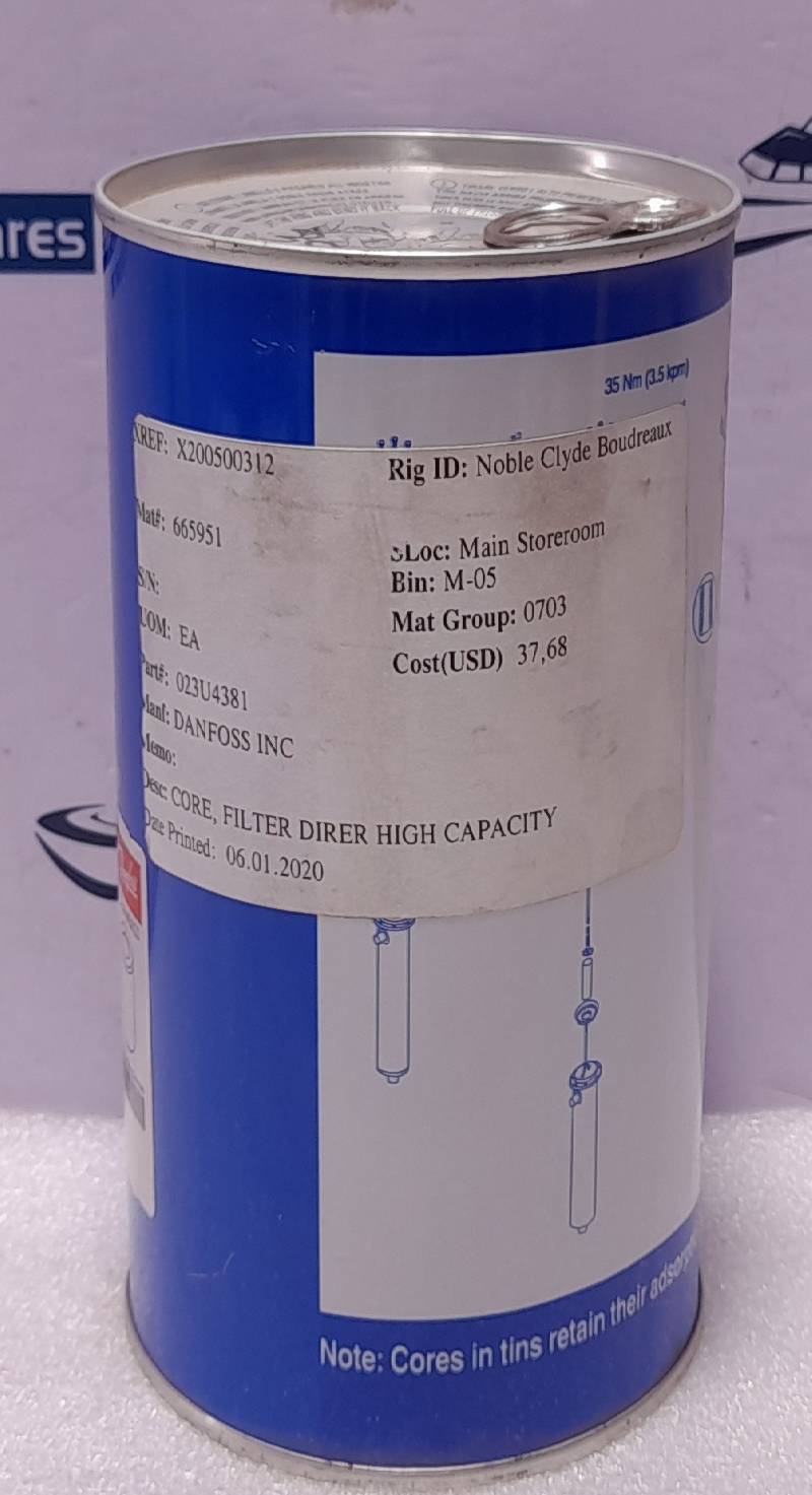 Danfoss 023U4381 Eliminator Replaceable Filter Drier Core