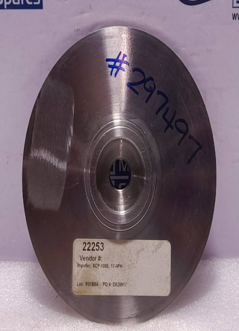 Exceltec Severn Trent 22253 Impeller SCP-1000 17-4PH