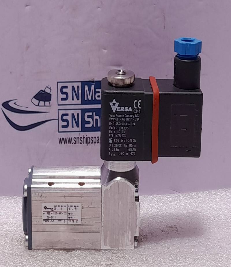 Versa KSG-4332-HC-XISX6-D024 Valve EN-3198-22-XISX6-D024 24VDC 1.6W NOV 7500617
