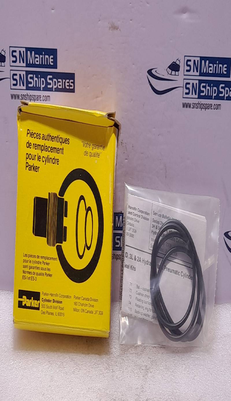 Parker CB502HL001 5” BUNA Cylinder Body Kit NOV 108894B50 Seal Kit Cylinder Body End 5In