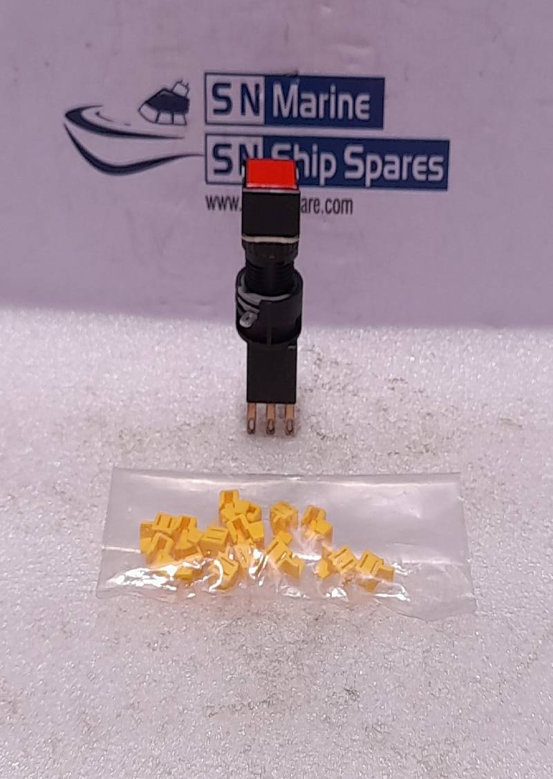 Idec HA-C60 NOV Shaffer 20030796 Illuminated Square Pushbutton Switch