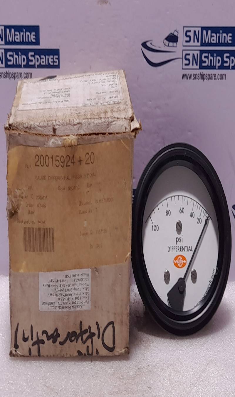 Orange Research 1201PG#56774 Differential Pressure Gauge 0-100 PSID
