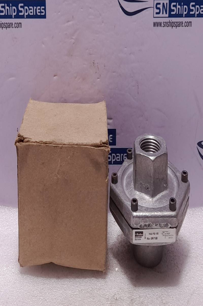 Parker Schrader Bellows 0R75B Quick Exhaust Valve Max PSI 150