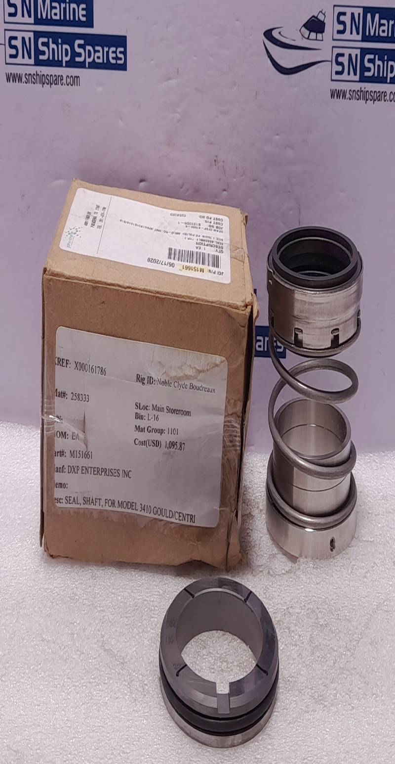 John Crane M151661 Seal Assembly DXP Enterprises M151661 Shaft Seal