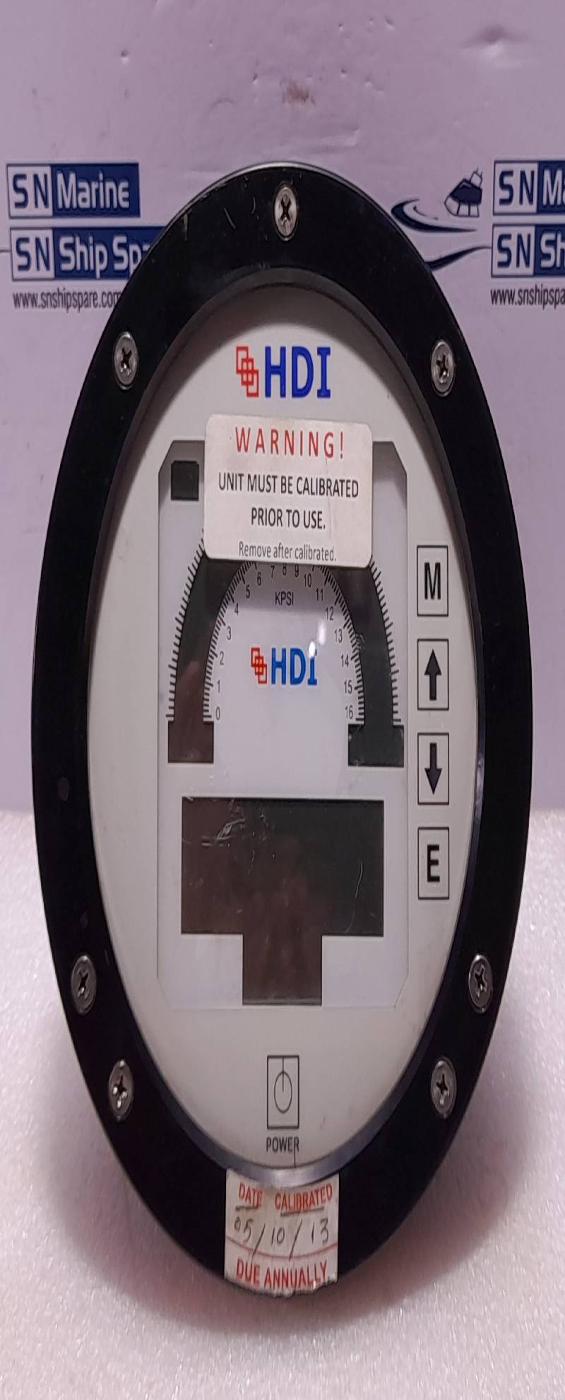 Houston Digital Instruments HDI 20S7A000000000AA Pressure Gauge 0-16 kPSI