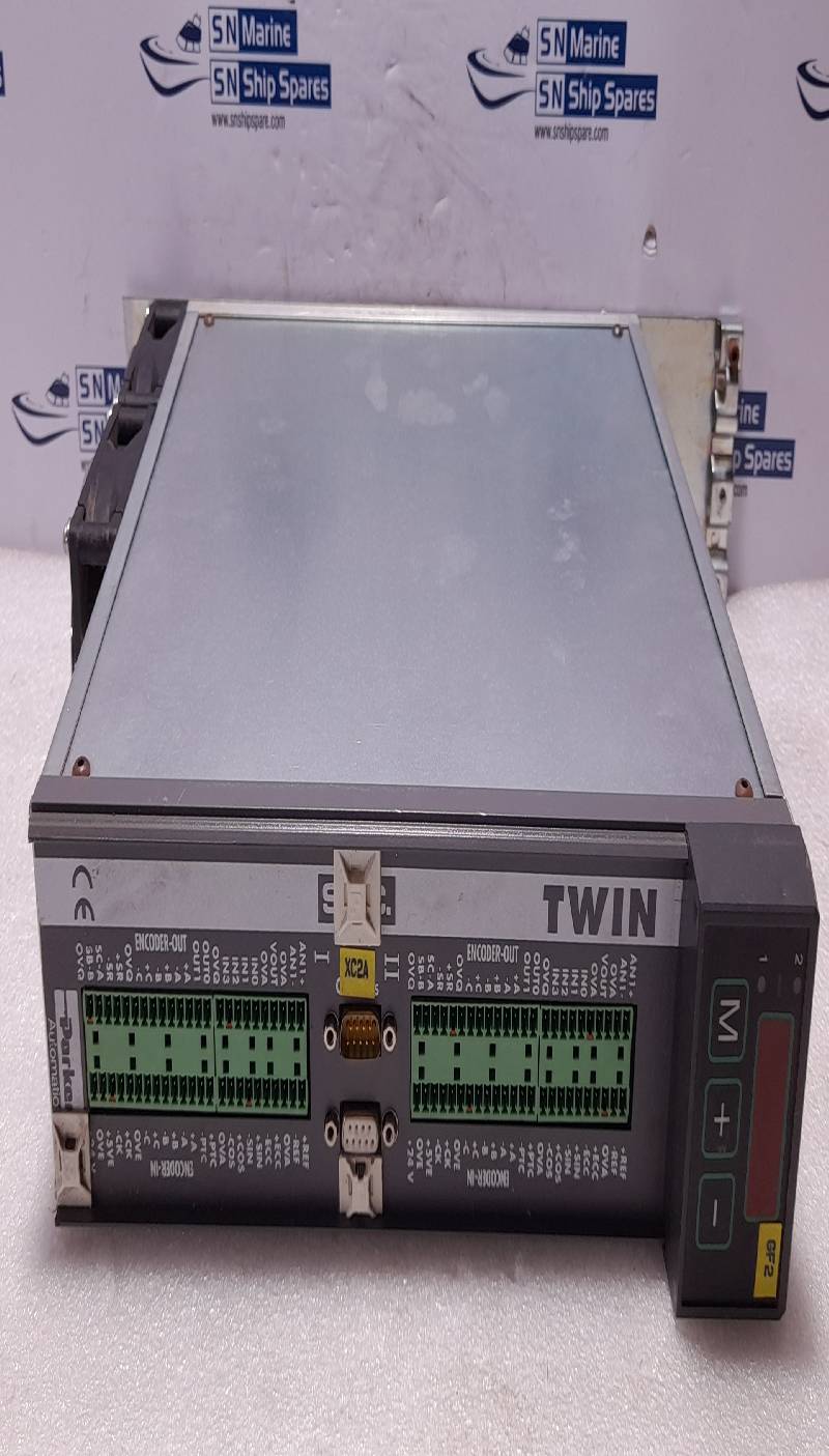 Parker Hannifin TWIN2 Two Axis Servo Drive In 380-480V 3A 50-60Hz Out 480V 2+2A 0-300Hz