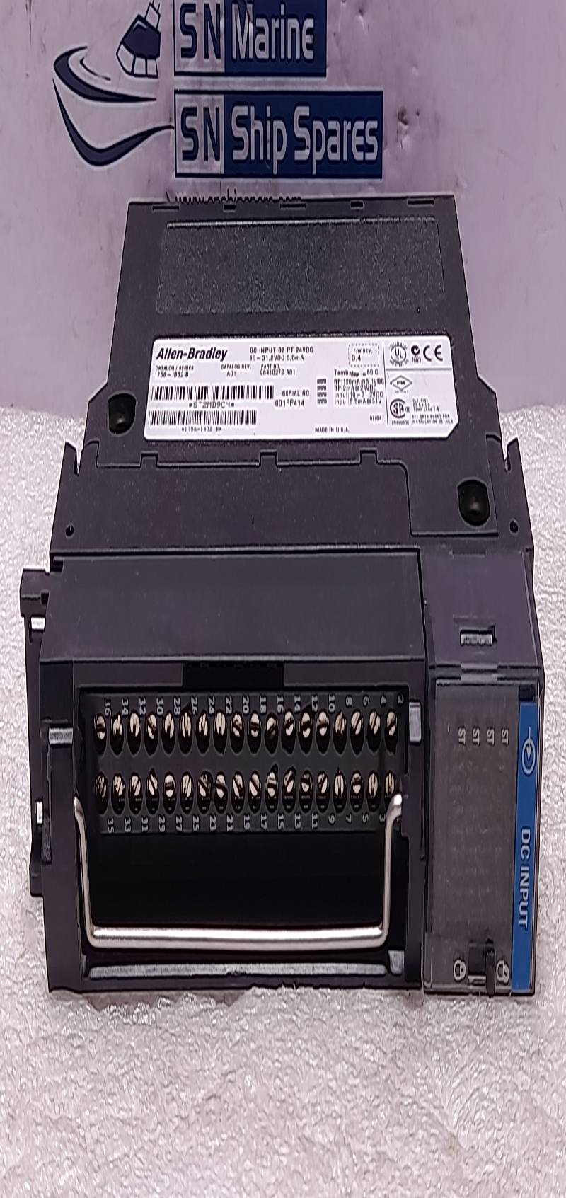 Allen Bradley 1756-IB32 Ser B DC Input 32 PT 24VDC 10-31.2VDC 5.5mA 96410272 A01