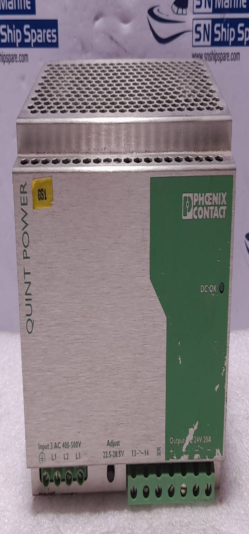 Phoenix Contact QUINT-PS-3x400-500AC/24DC/20 Power Supply 2938727