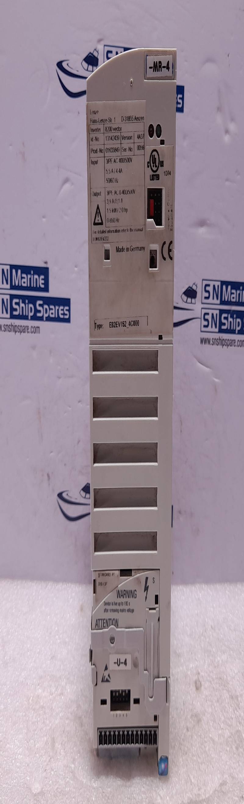 Lenze E82EV152_4C000 Frequency Inverter 8200 Vector 13142439 Ver 4A37