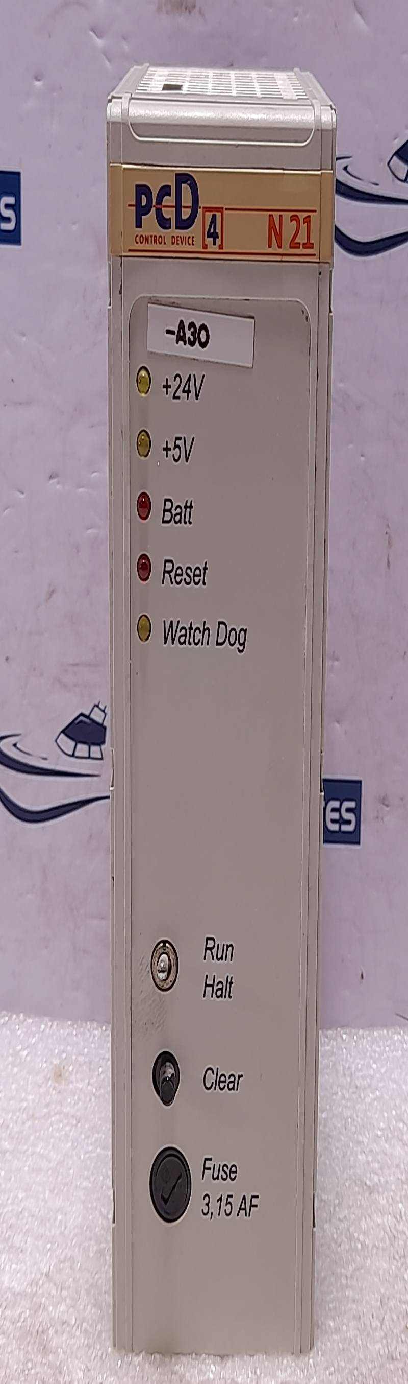 Saia Burgess PCD4.N210M4 Ver C Supply Module 24VDC±20% Relay 48VAC Or DC 0.5A