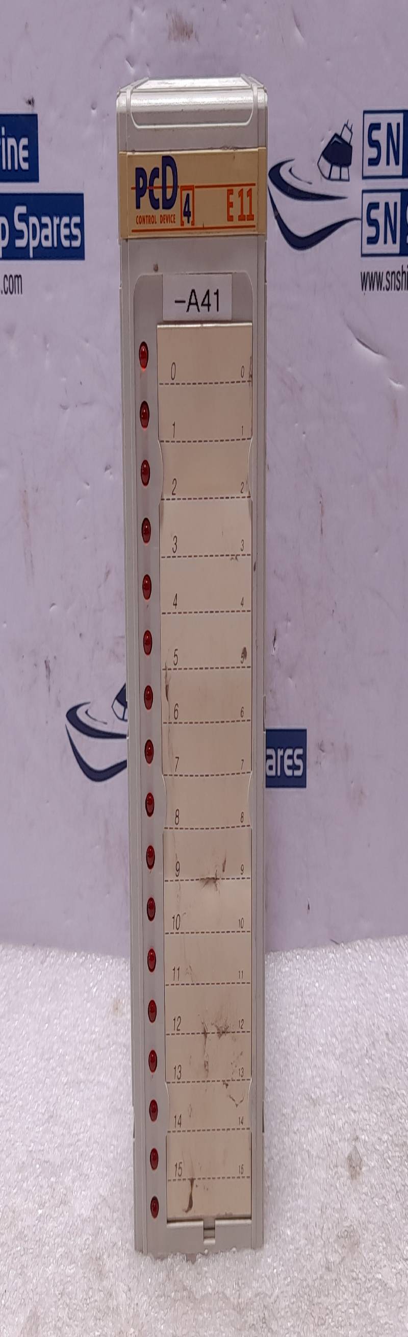 Saia Burgess PCD4.E110 Ver A Digital Module In 16x24VDC 8ms PCD4E11