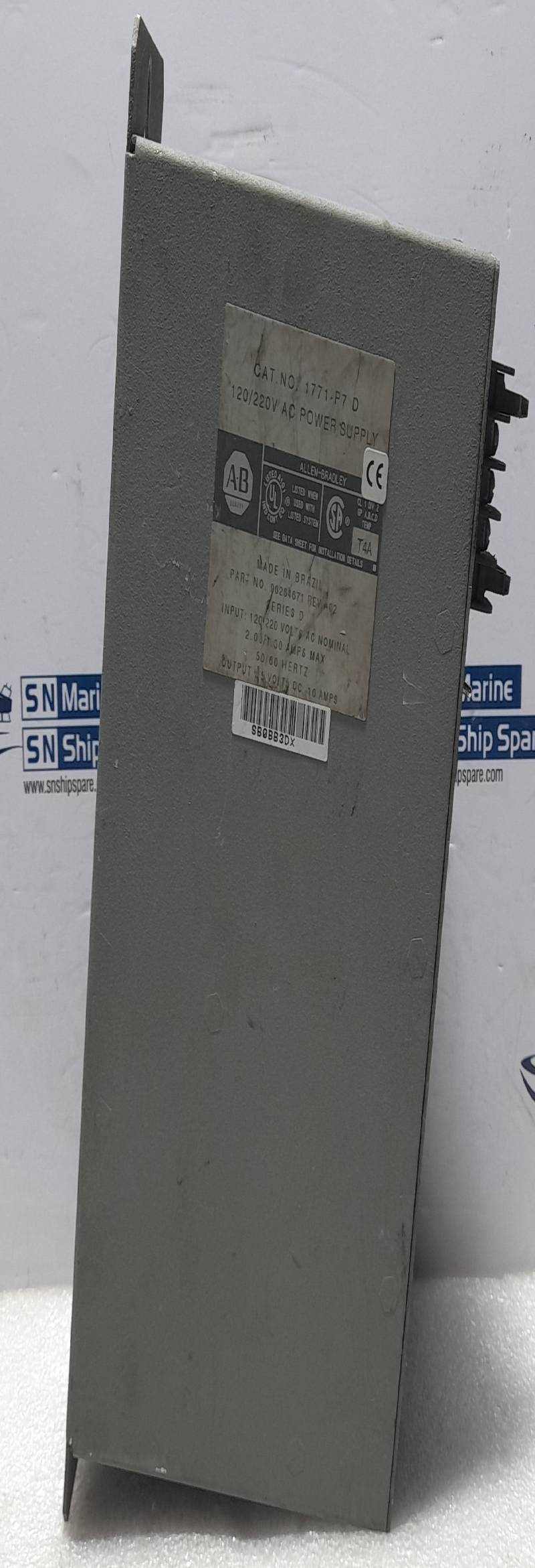 Allen Bradley 1771-P7 D 120_220VAC Power Supply 96264671 Rev A02 Ser D