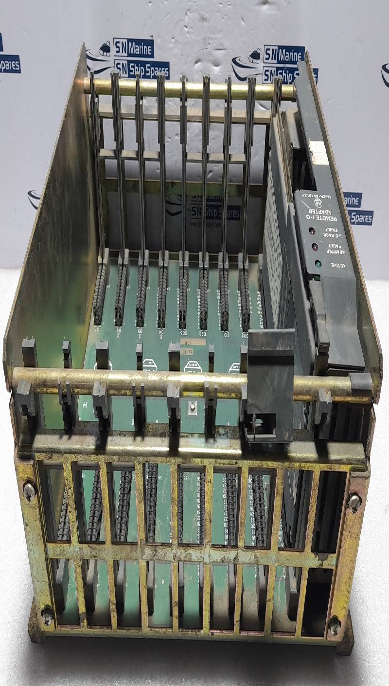 Allen Bradley 1771-ASB Ser B Remote I/O Adapter Module With 1771-A2B 8 Slot I/O Chassis