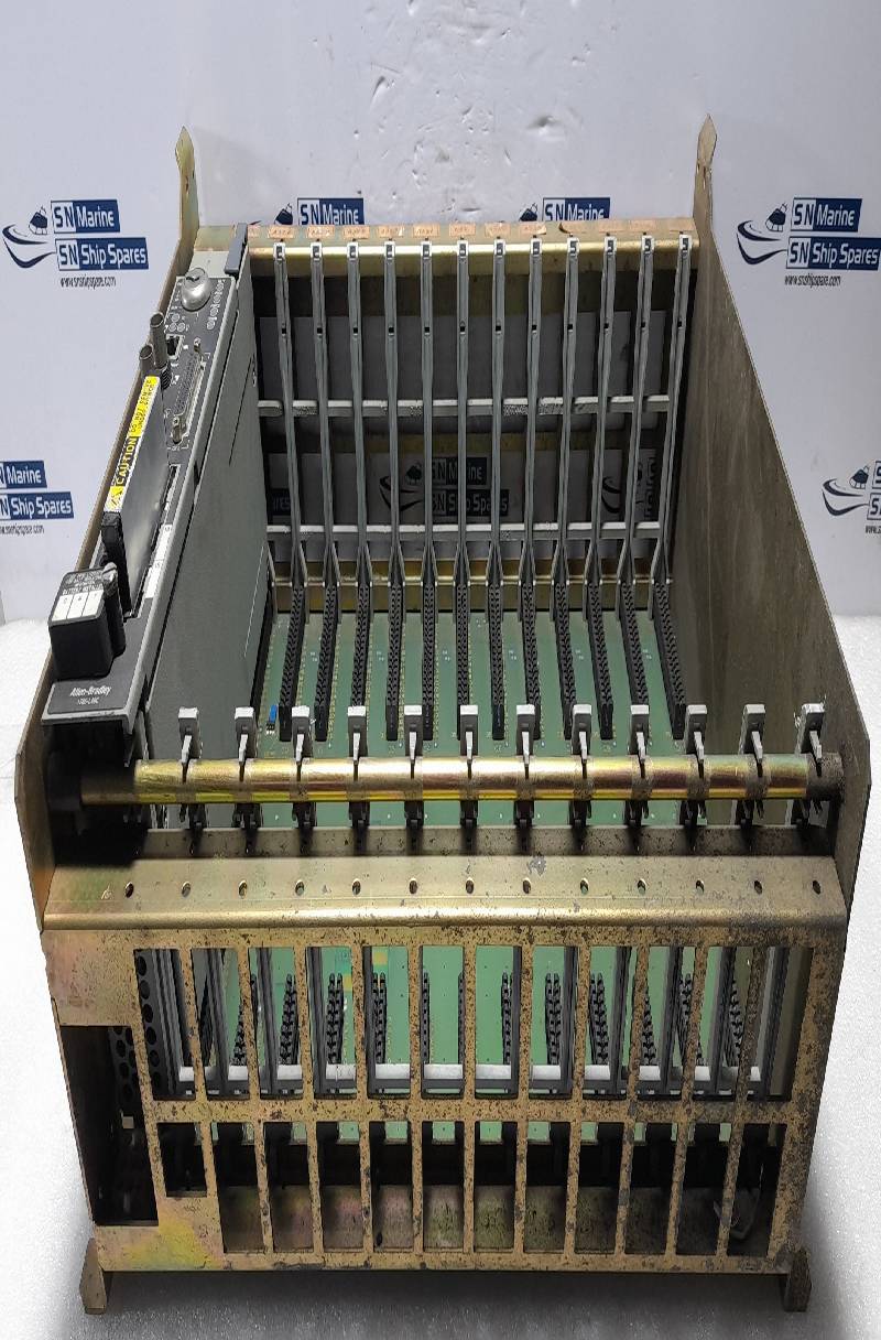 Allen Bradley 1771-A3B1 12 Slot I/O Chassis With 1785-L40C PLC