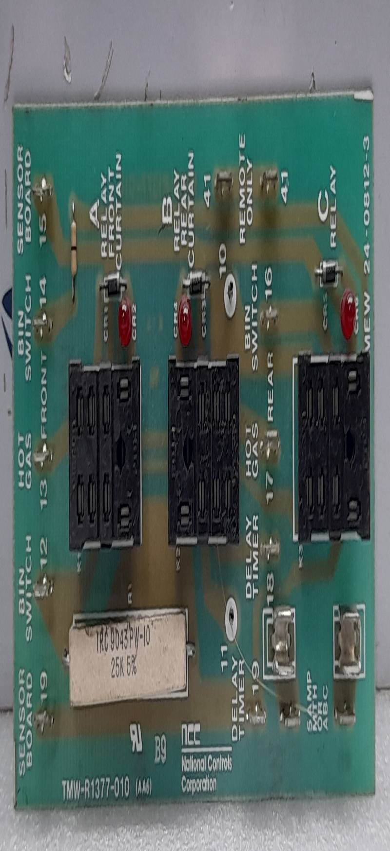 NCC MEW 24-0812-3 PCB MPC-R1377-011 TMW-R1377-010