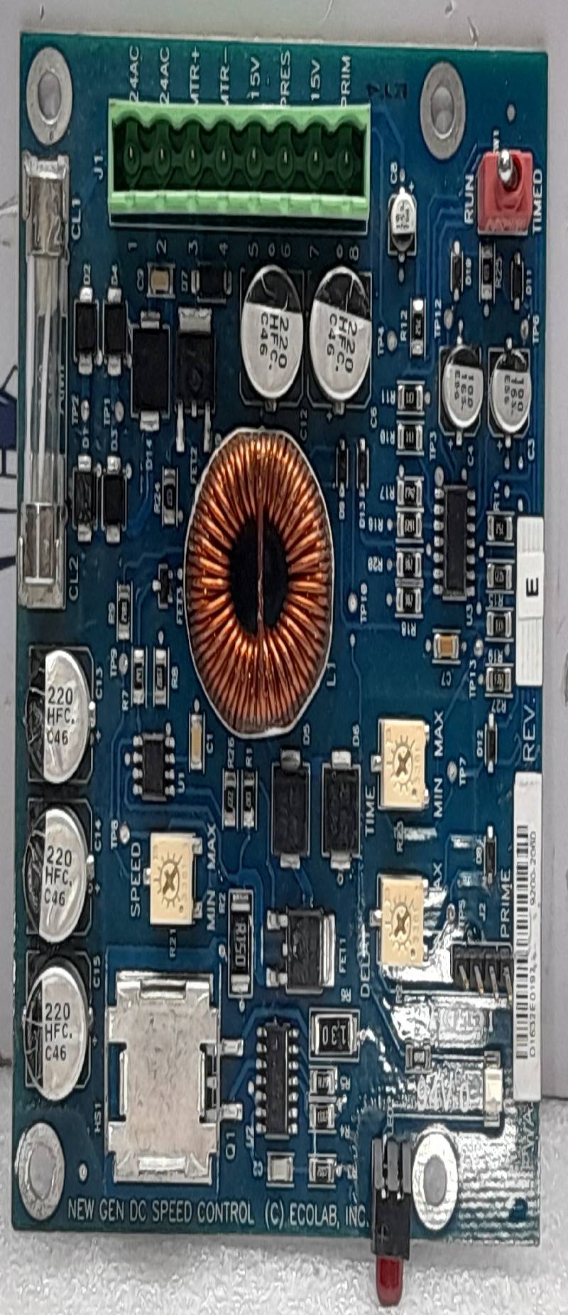 Ecolab PWA 9200-2060 Rev E PCB New Gen DC Speed Control 
