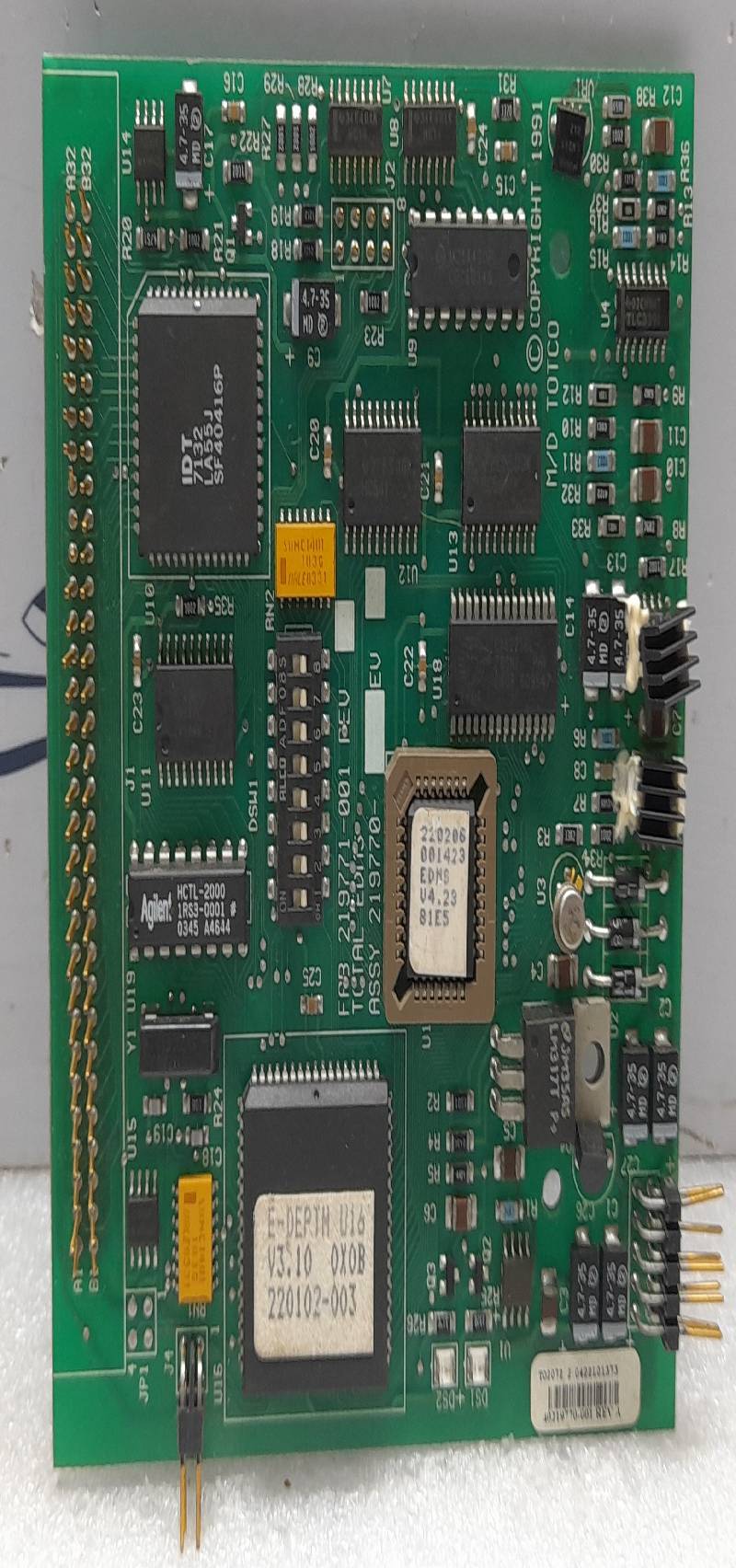 Md Totco 40219770-001 Rev A PCB 40219770001 FAB 219771-001 Assy 219770