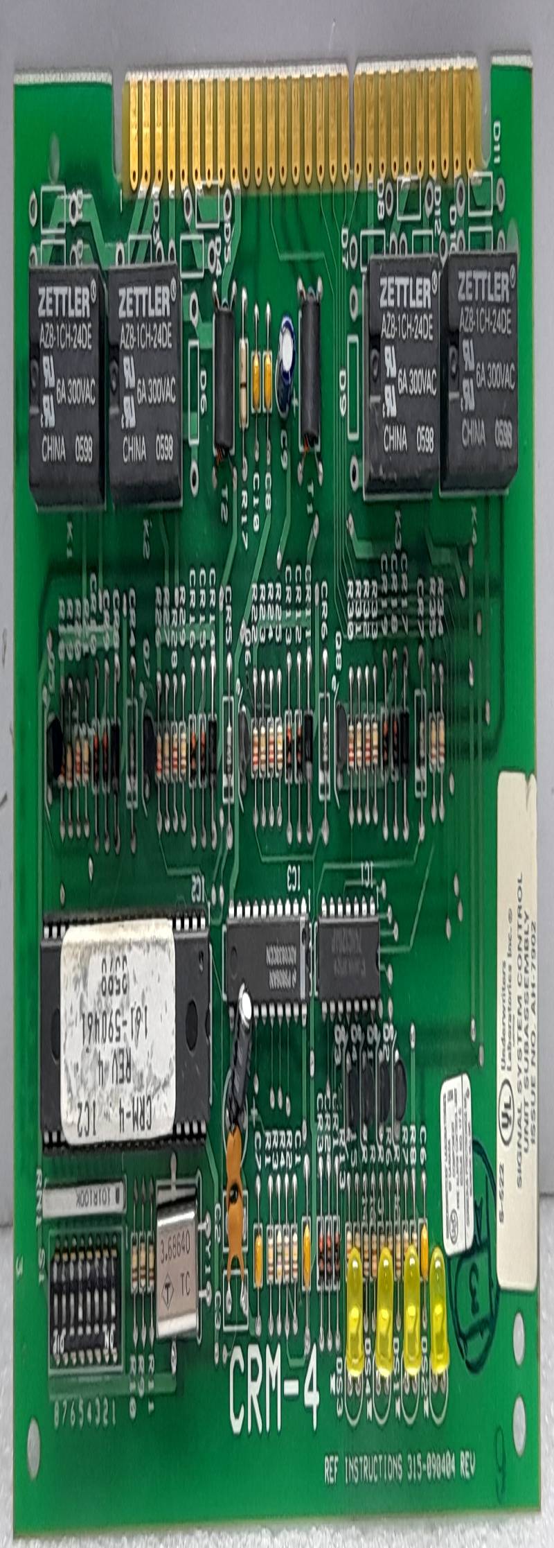 Cerberus Pyrotronics CRM-4 PCB 580-190140-5
