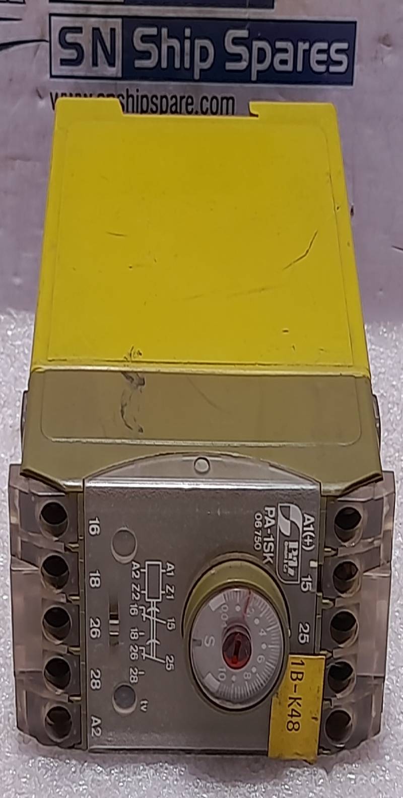 PILZ PA-1SK/10s/FBM: 10M Safety Relay 220V~3,5VA 40/60Hz 250V~5A 1100VA