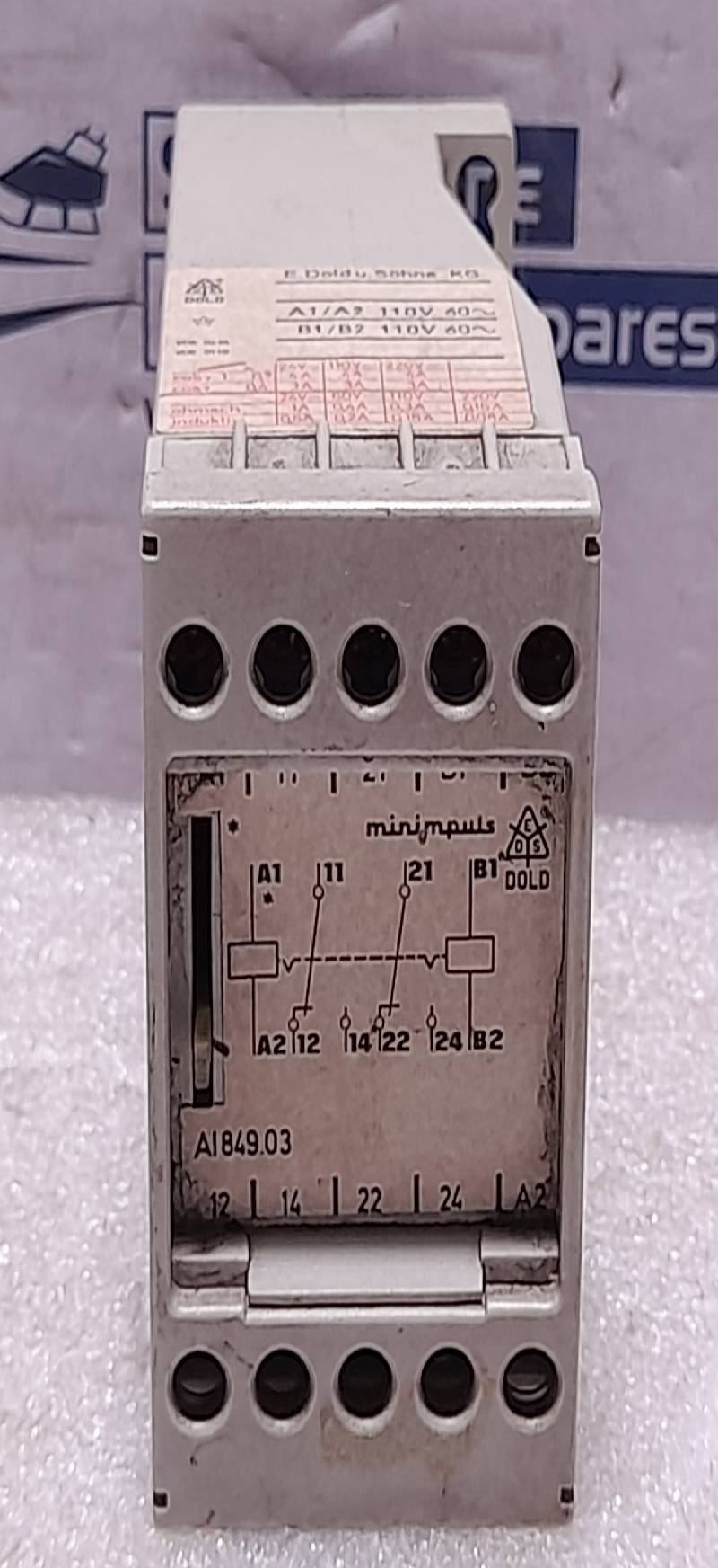 E.Dold u.Sohne KG Al849.03 Minimplus Relay A1/A2 110V 60~ B1/B2 110V 60~