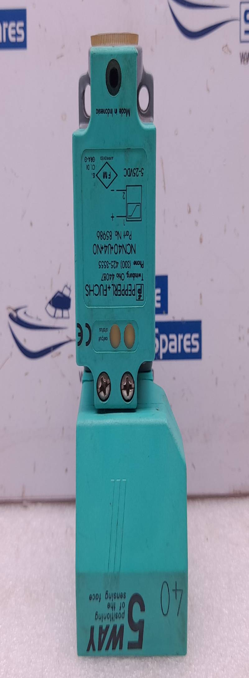 Pepperl Fuchs NCN40+U4+N0  85986 Proximity Sensor 5-25VDC