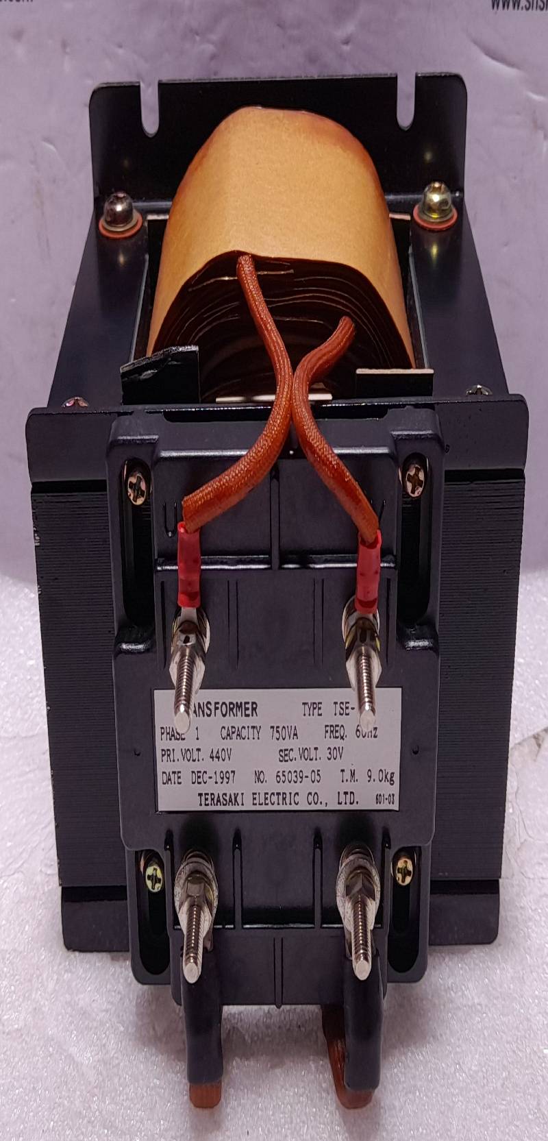 Terasaki Electric TSE-75L Transformer PHASE1 750VA 60Hz 440V-30V