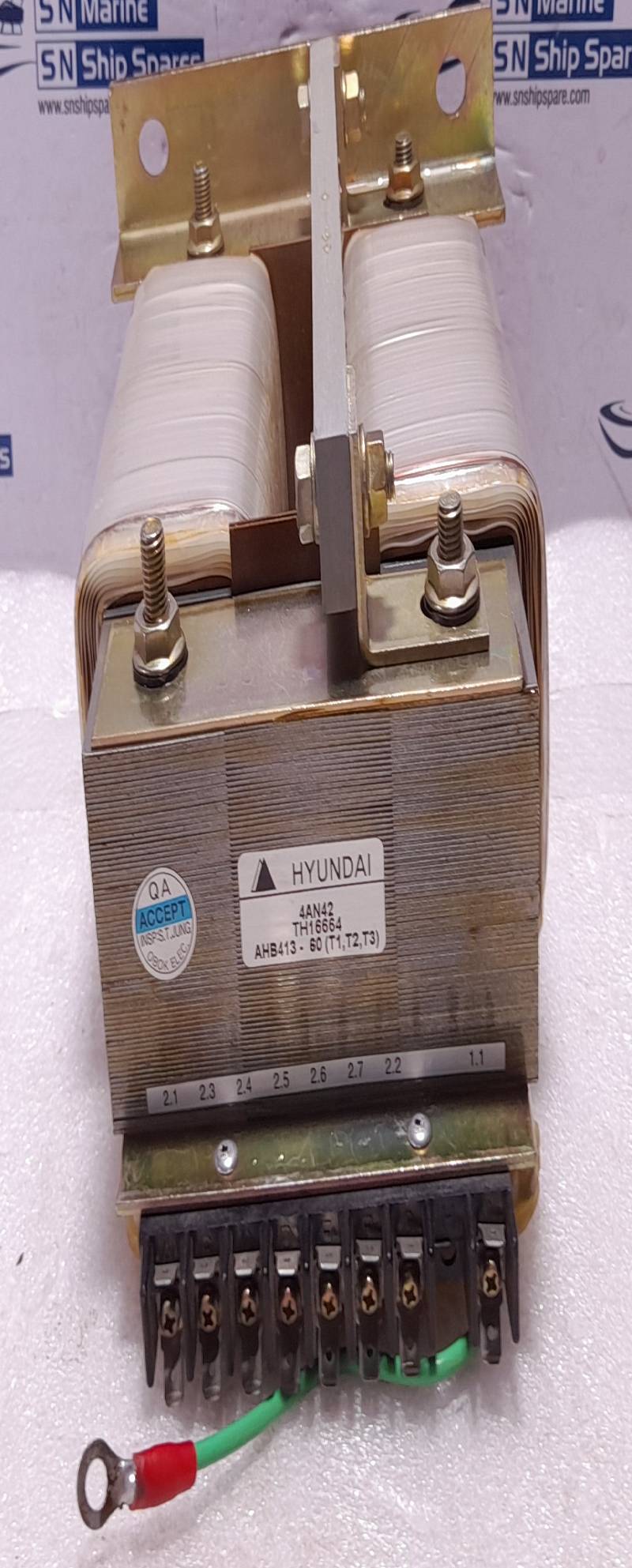 HYUNDAI 4AN42 Three Phase Current Transformer TH16664 AHB413-60(T1, T2, T3)