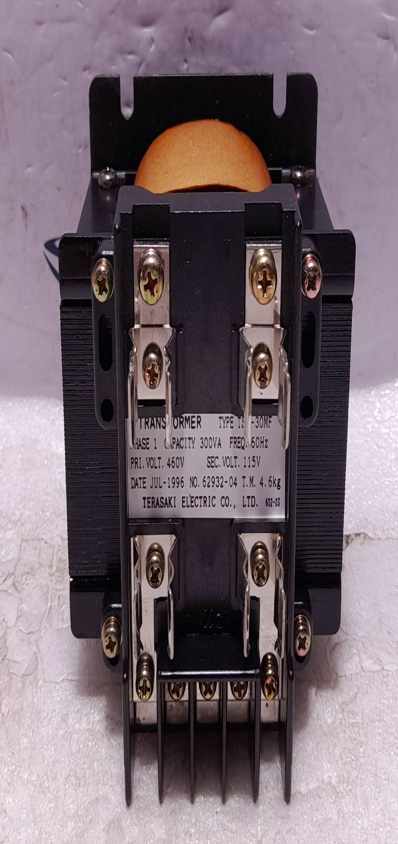 Terasaki Electric TSE-30MF Transformer PHASE1 300VA Freq. 60Hz 460V-115V