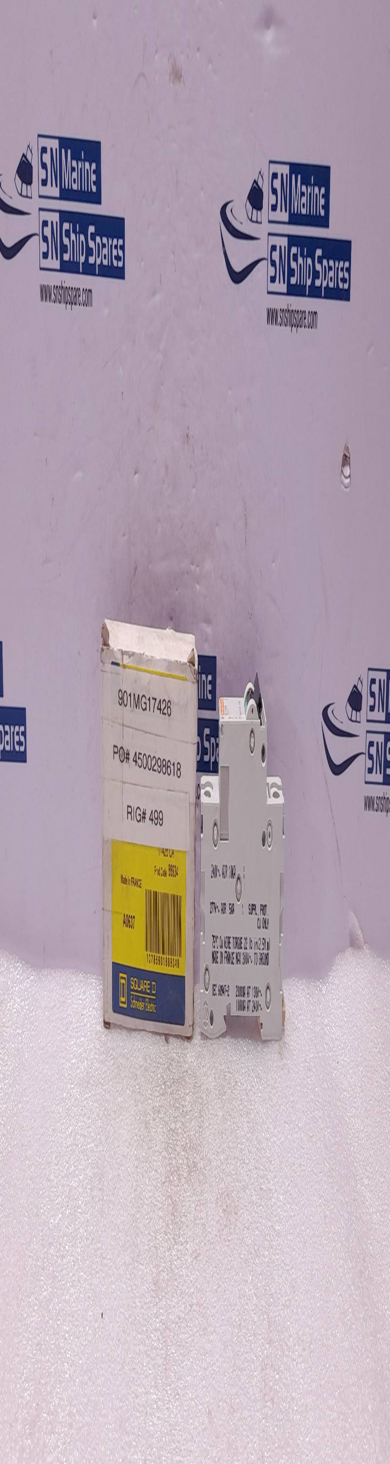 Merlin Gerin 17426 Circuit Breaker Current Rating 15A Konecranes 901MG17426 Square D