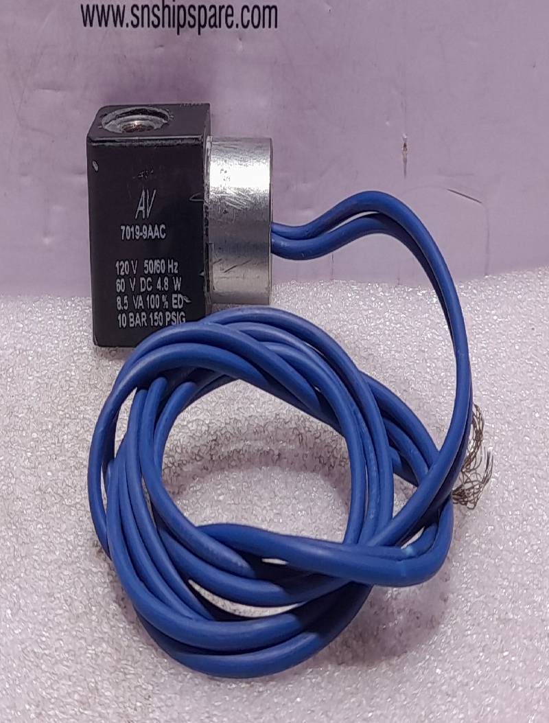 Automatic Valve 7019-9AAC Solenoid Coil 120V 50/60Hz 60V DC 4.8W