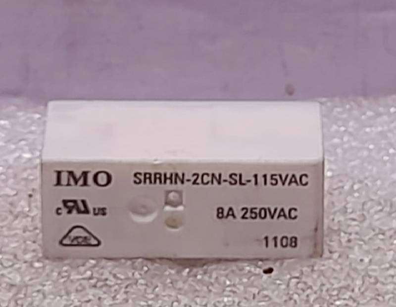 IMO SRRHN-2CN-SL-115VAC Relay 8A 250VAC Axiom Process ELEC0145 6PCs In Lot