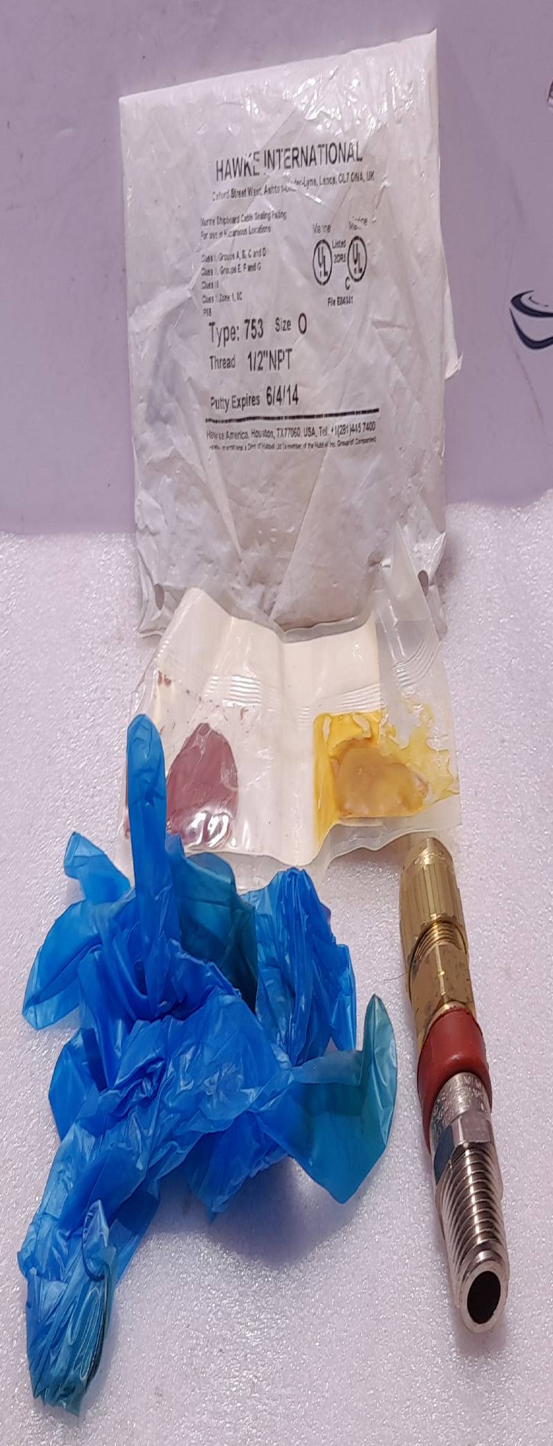 Hawke 753 Cable Gland -1/2IN NPT (M20),F/0.64 ½”NPT 753A12NPTDXX