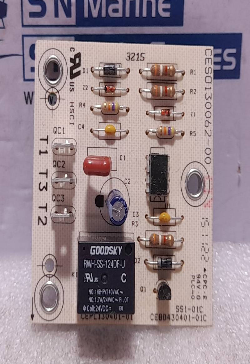 Carrier CESO130062-00 Relay Time Delay CEBD430401-01C Parker HN67XZ210