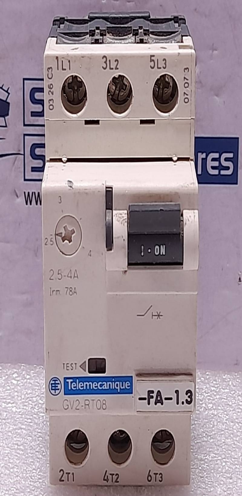 Telemecanique GV2-RT08 Motor Circuit Breaker 2.5-4A Uimp: 6kV 50/60Hz