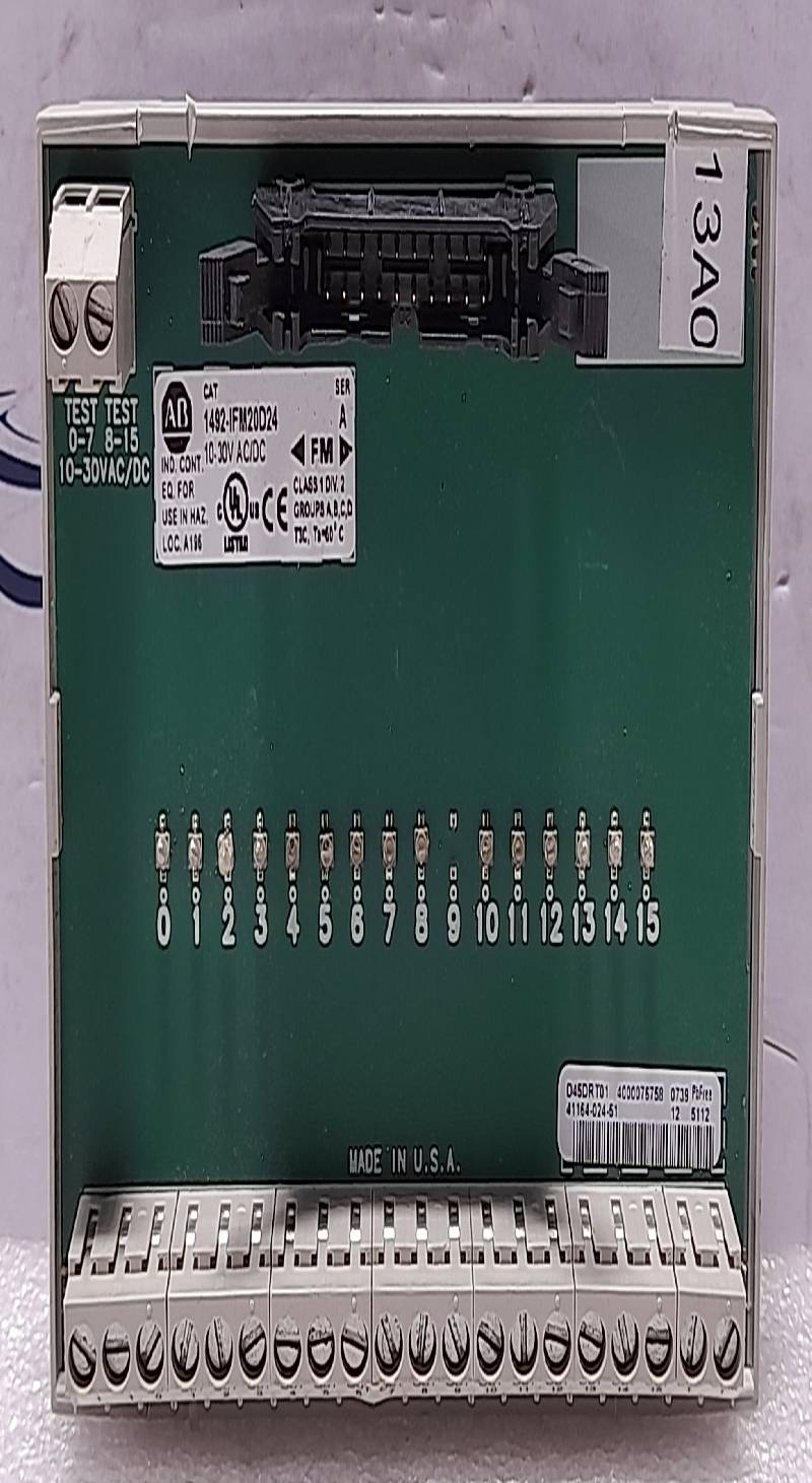 Allen-Bradley 1492-IFM20D24 Interface Module 10-30V AC/DC Ser A