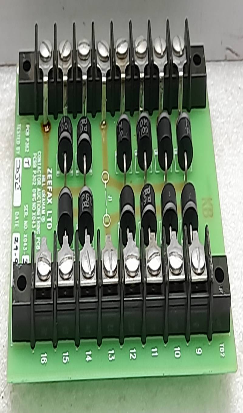 Hill Gram ZEEFAX Contactor Auctioneering PCB P302 X043 TM2 Rev. B