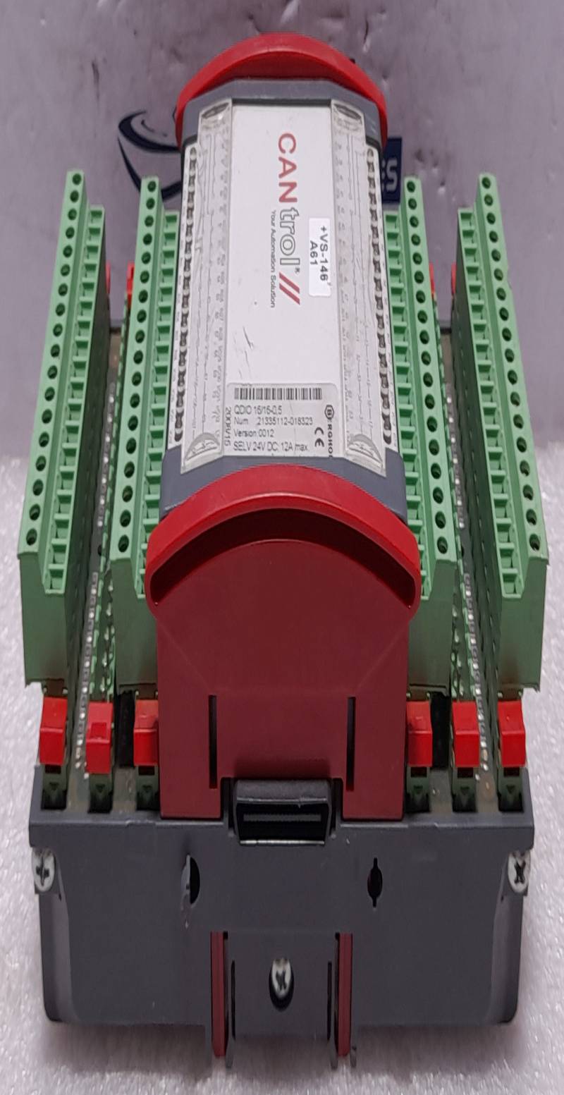BERGHOF QDIO 1616-0,5 Digital Extension Module VER0012 24VDC 12A