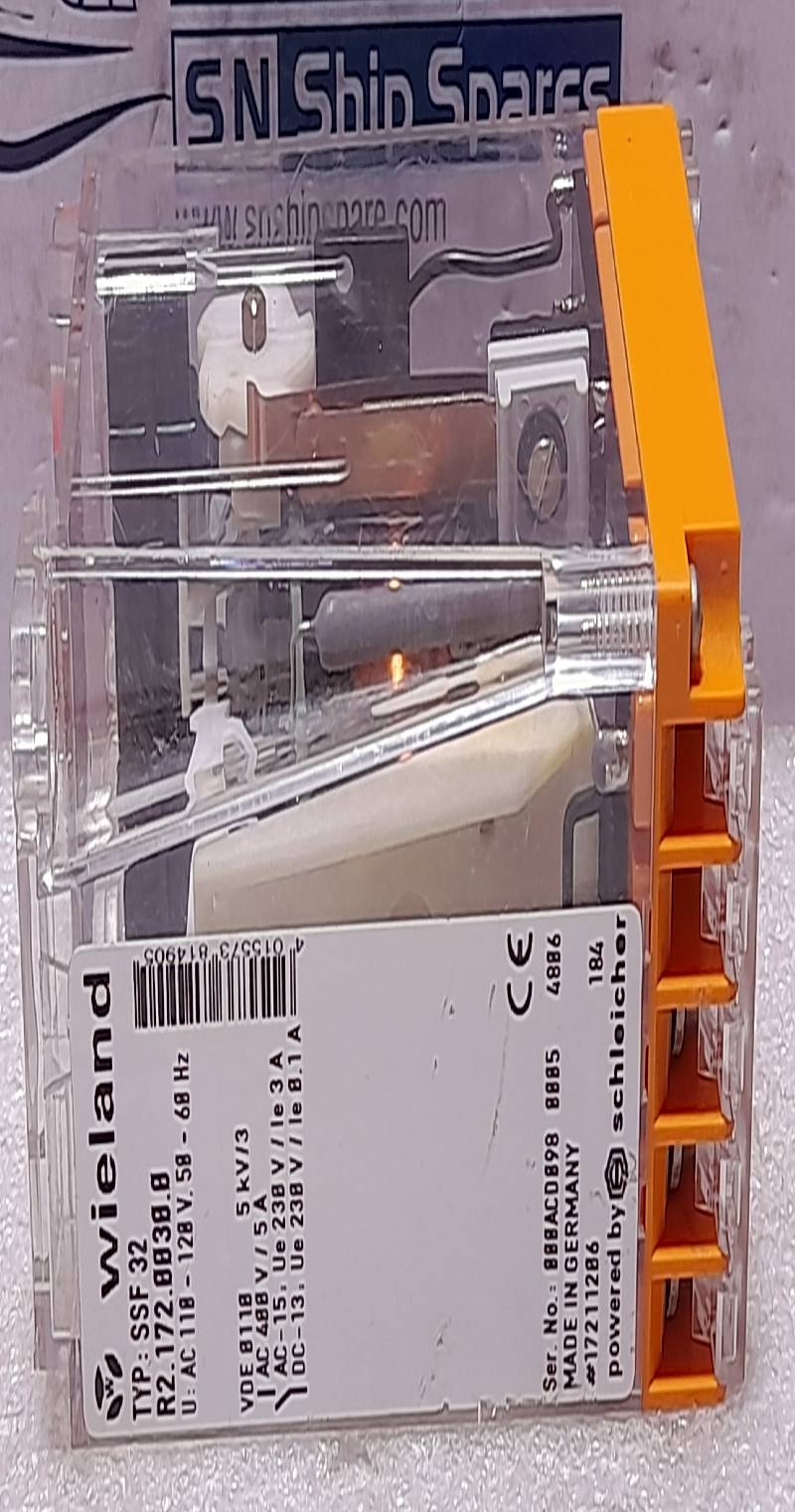 Wieland SSF 32 Stepping Relay AC 110-120V 50/60Hz R2.172.0030.0