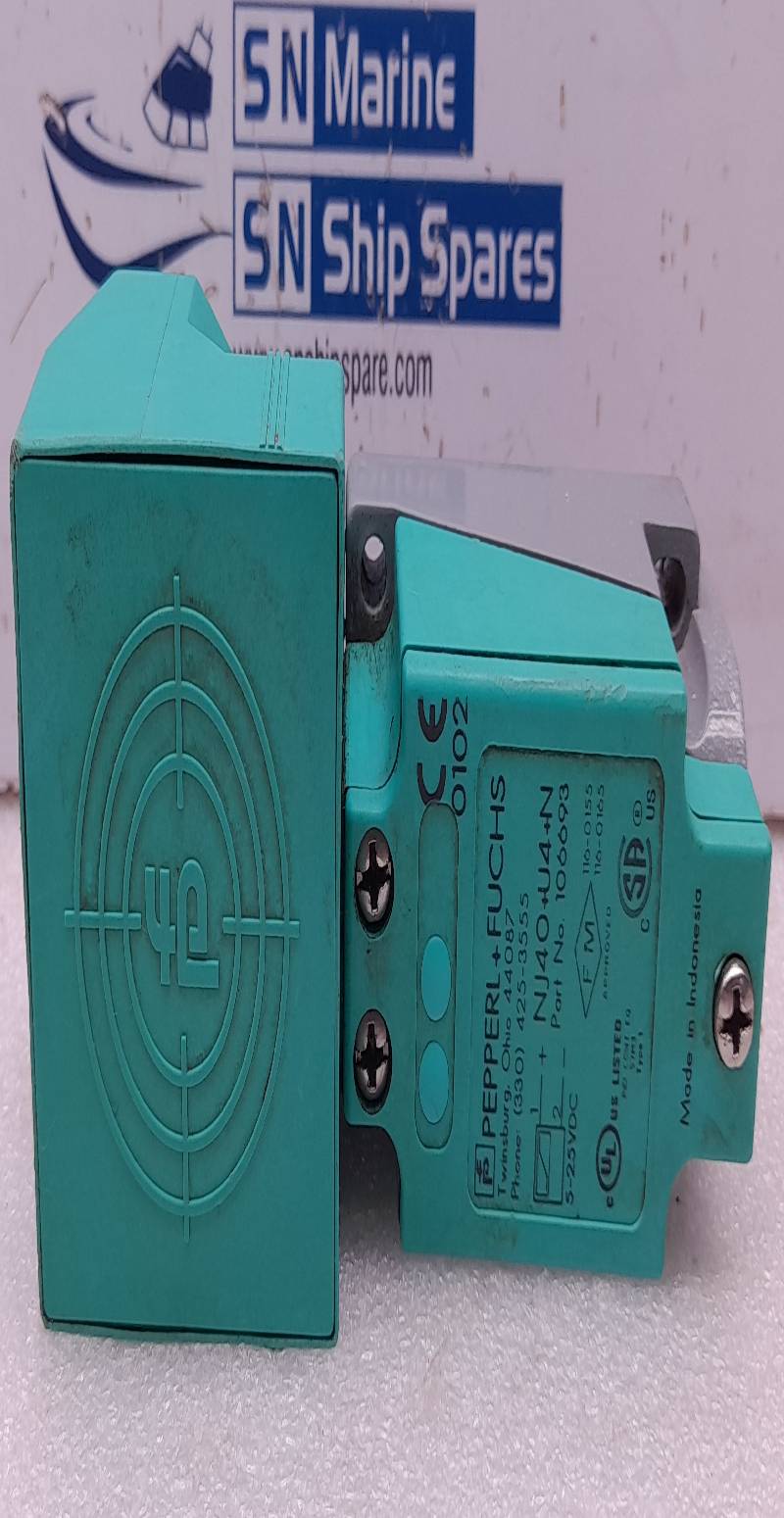 Pepperl Fuchs NJ40+U4+N Proximity Sensor 106693 5-25VDC